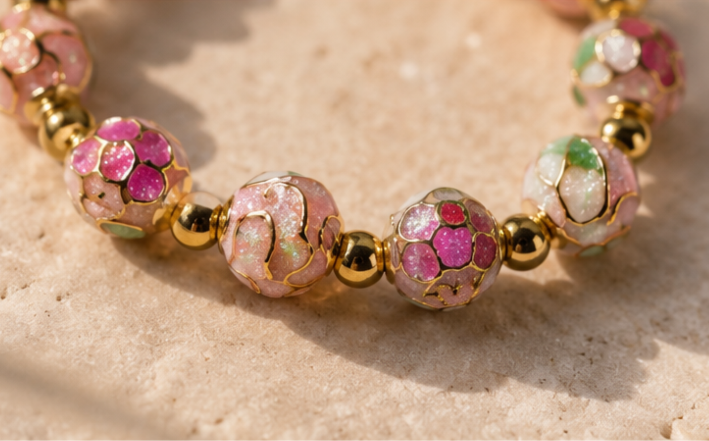 Pink Petal Bracelet